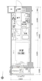 アイルキャナルシティ深川(アイルキャナルシティフカガワ)【2階】の間取り