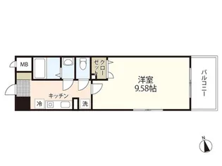 第19友建ビル【7階】の間取り