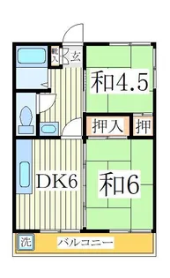 コーポ梅沢【3階】の間取り
