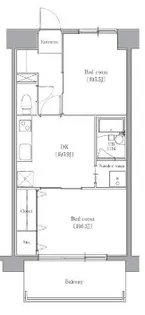 三田グレンハイツ【5階】の間取り