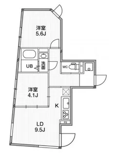 EXAM高円寺南II【3階】の間取り