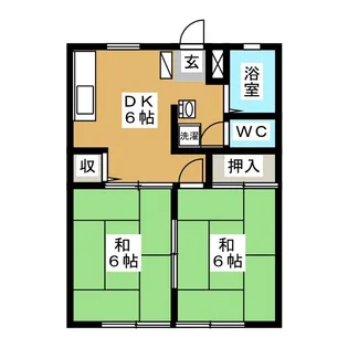 サンシティ菊川【1階】の間取り