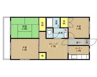 ロイヤルハイツ船堀【2階】の間取り