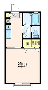 エスポルトハイツ桜並木【1階】の間取り