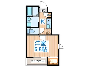 クレスト五十人町【1階】の間取り