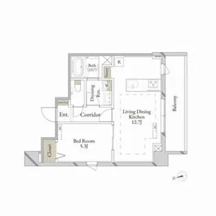 ピエモンテ三軒茶屋【3階】の間取り