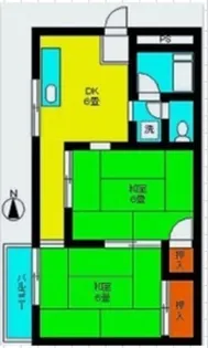 堀ノ内マンシオン【2階】の間取り