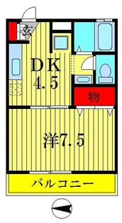 ドミール柴又【2階】の間取り