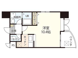 家納喜本川館【7階】の間取り