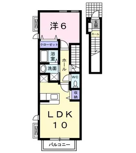 ガーデンハウス紀原【2階】の間取り