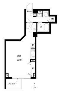JMFレジデンス世田谷三宿【1階】の間取り
