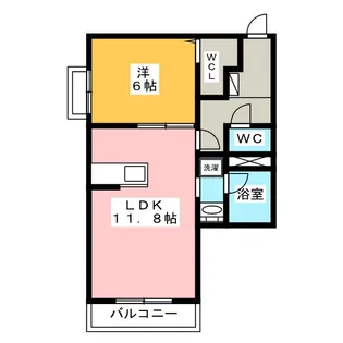 シャーメゾン スリジエ【1階】の間取り