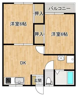 エスペラント・ハウス【2階】の間取り
