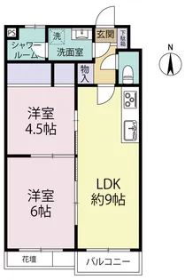 ロアール東寺尾【3階】の間取り