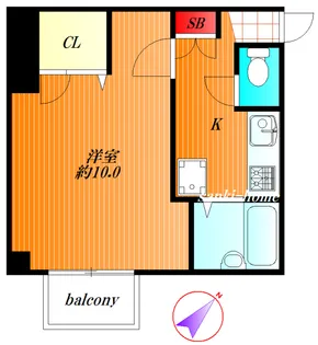 福富ビル【3階】の間取り