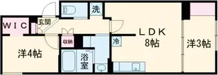 フォルスクラス高田馬場【1階】の間取り