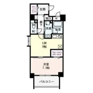 ピュアコートIV【5階】の間取り