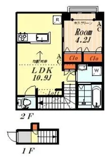 ANNEX品川【2階】の間取り