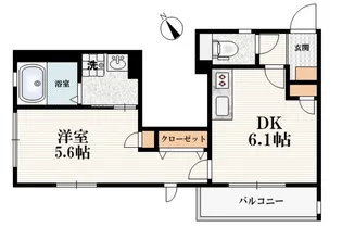 ベルクール石神井公園【2階】の間取り