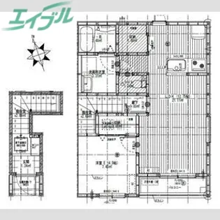 リーブルファイン大治田III2号棟【2階】の間取り