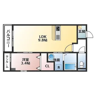 I-Vita Shimoakae Sud【1階】の間取り
