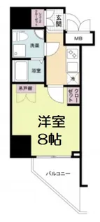 セレニテ福島アリア【15階】の間取り