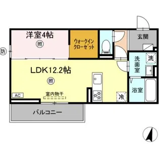 Dグラシア千代町【1階】の間取り