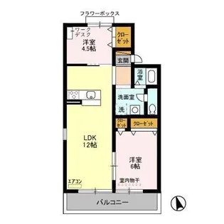 パークヒル【2階】の間取り