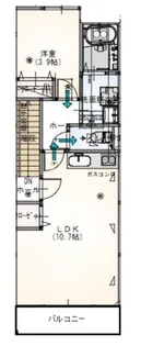 ピッコロA棟【2階】の間取り