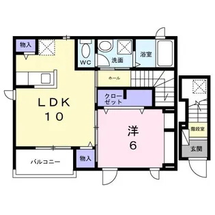 相光ビレッジ戸塚II【2階】の間取り