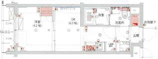 ハーモニーレジデンス武蔵小杉フォレストスクエア【3階】の間取り