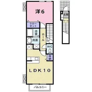 モル・アマーズ【2階】の間取り