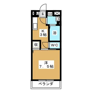 アーバンヒル【1階】の間取り