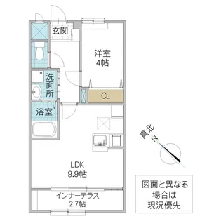 グラティテュード・K【1階】の間取り