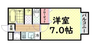 パセオ三国ヶ丘【1階】の間取り
