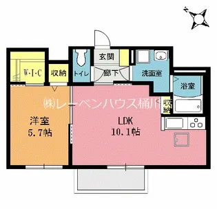 SHMアリス【2階】の間取り