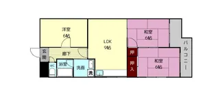 第3サンコウハイツ【2階】の間取り