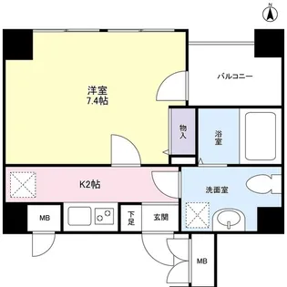 casa.coco【3階】の間取り