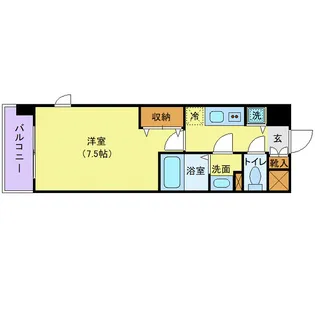 メゾン・ド・ヴィレ千葉中央【4階】の間取り