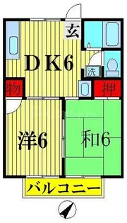 グリーンハイツ【2階】の間取り