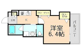 エスティメゾン西天満【7階】の間取り