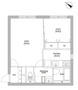 SIERRA GARDENS【1階】の間取り