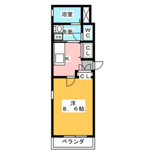 プリマベーラ名駅【2階】の間取り