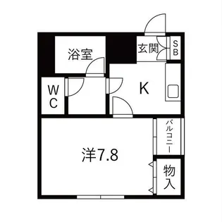 ヴィラモジュール春日【3階】の間取り