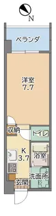 Terrasse Fleur(テラス フルール)【5階】の間取り