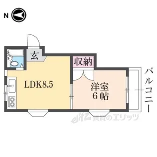 エーワン塚口【2階】の間取り