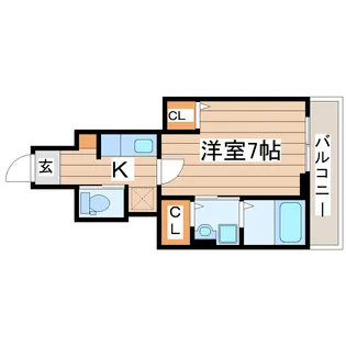 コズモ文化町【1階】の間取り