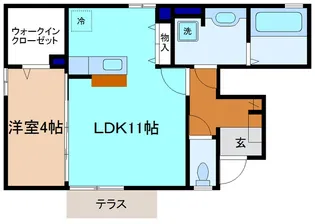 Vert espaceII【1階】の間取り