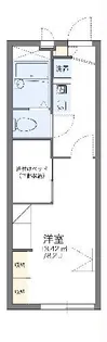 レオパレス伏見【1階】の間取り