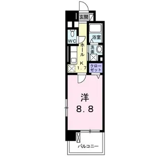 アプローズ【3階】の間取り